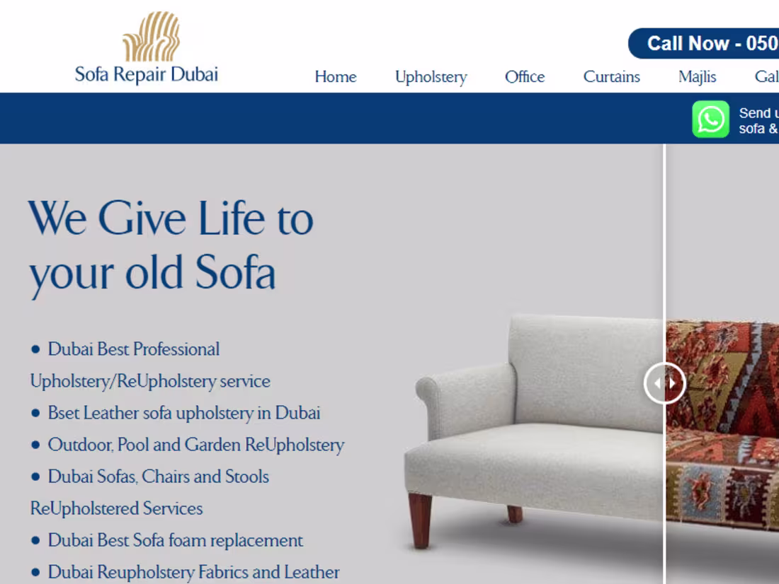 Cover image for SEO & Digital MArketing Services for Sofa Repair Dubai