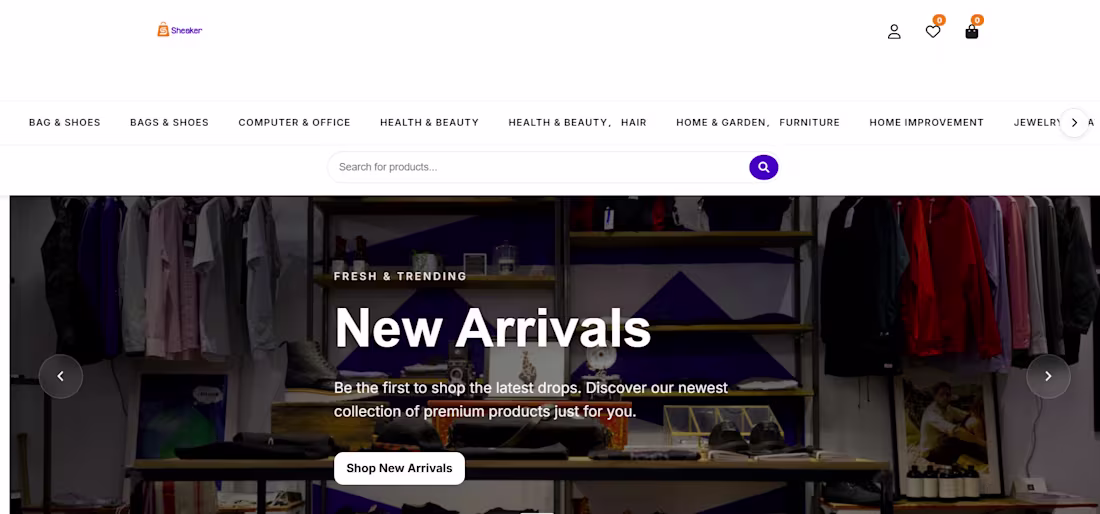 Cover image for Custom dropshipping website