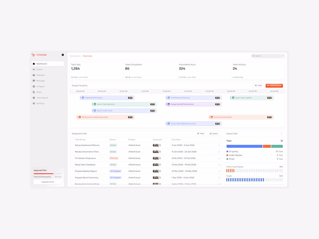 Cover image for HelioHub - Productivity Platform