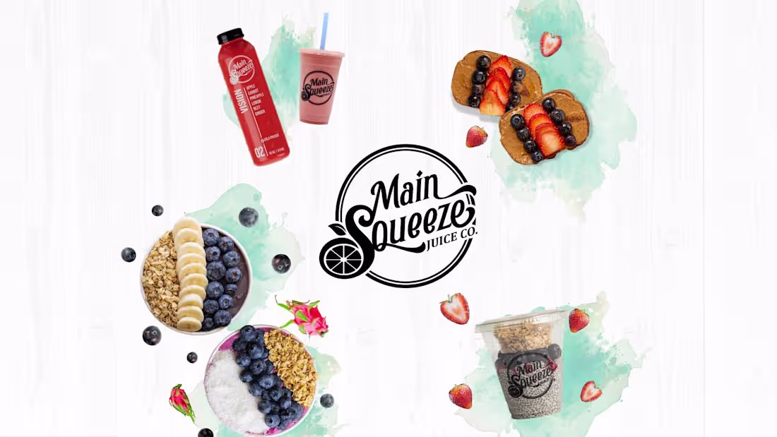 Cover image for Main Squeeze Juice Co. Digital Menus