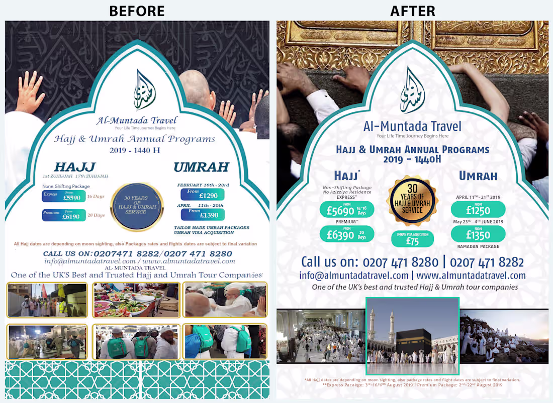 Cover image for Al-Muntada Travel - Flyer