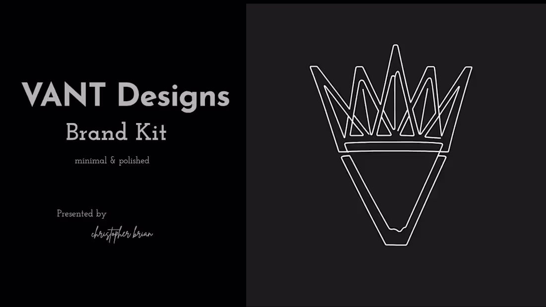 Cover image for VANT Designs: Brand Kit & Visual Identity