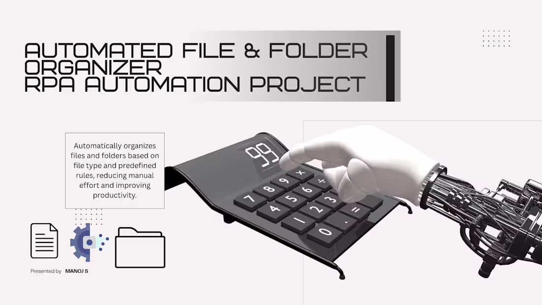 Cover image for Built an RPA-based automation solution