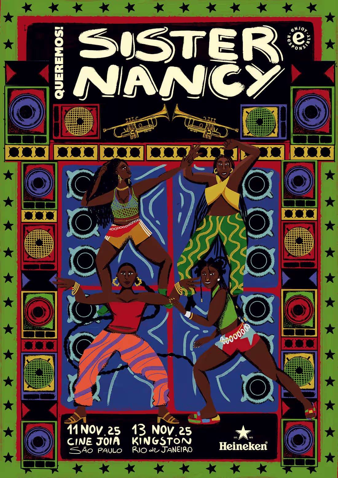 Cover image for Queremos!  Poster Design for Sister Nancy