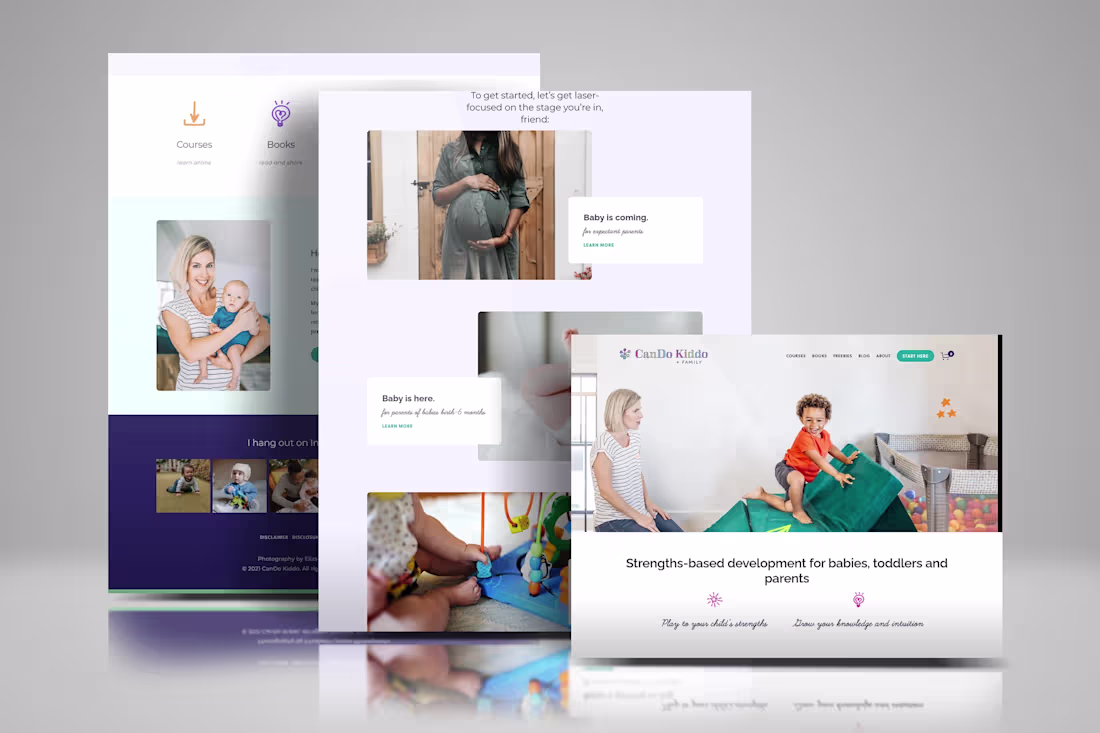 Cover image for Squarespace Childcare Website Design This project focused on...