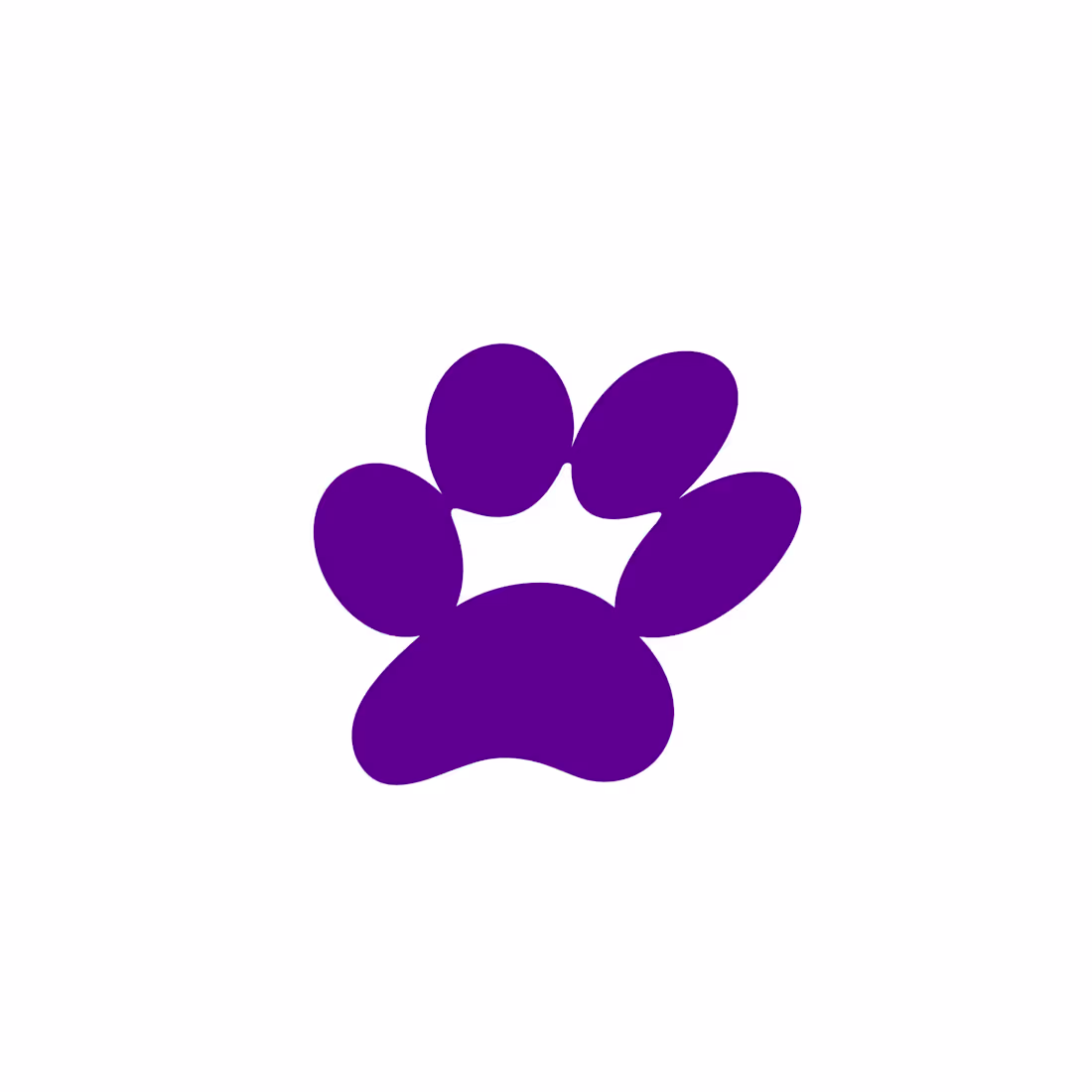 Cover image for A stylized paw print with