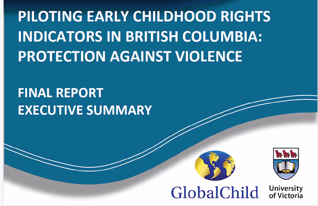 Cover image for Policy Project on BC Child Rights Legislation
