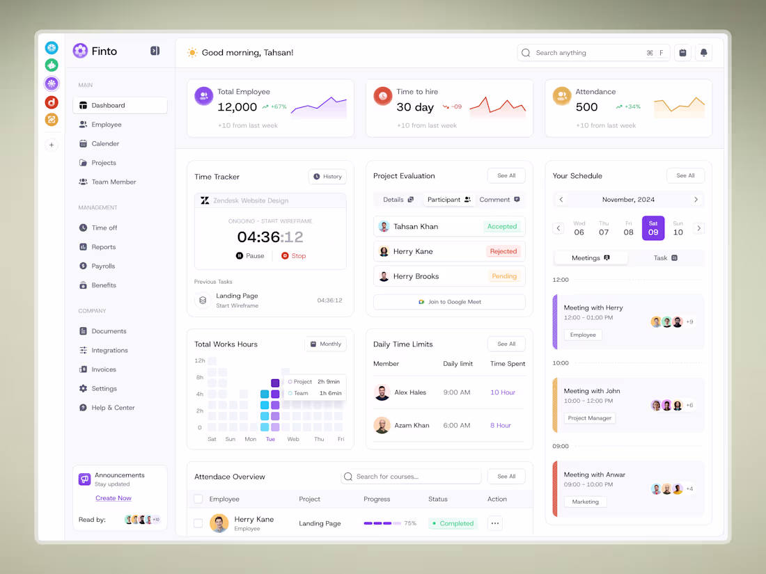 Cover image for HR / Employee Management Web App