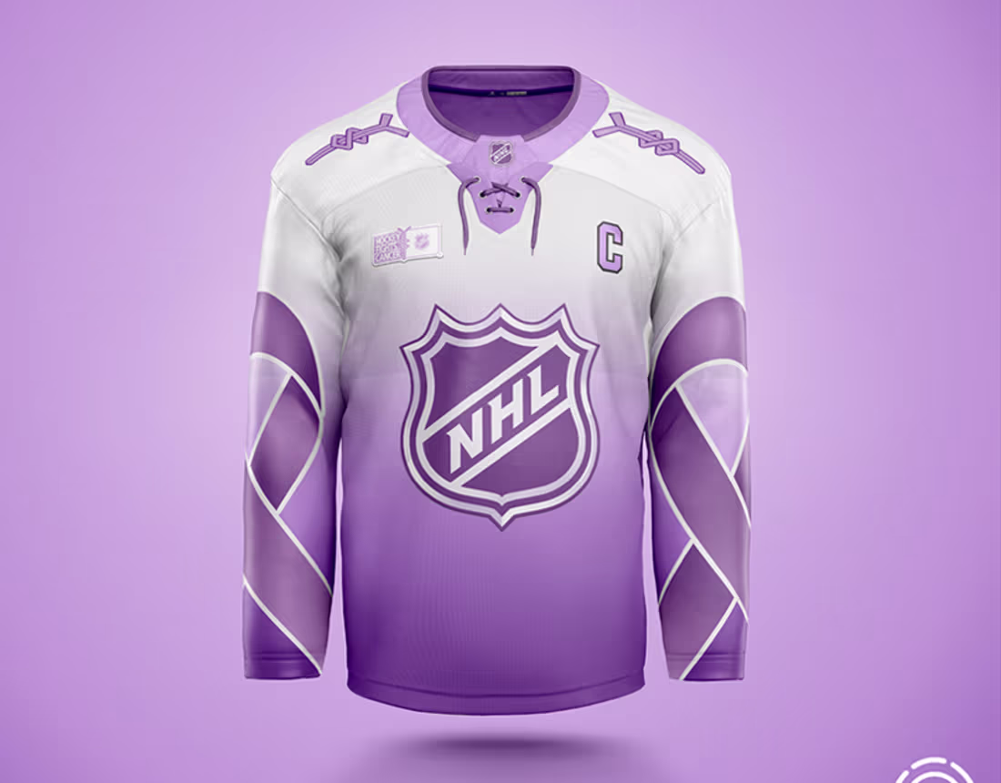 Cover image for Hockey Fights Cancer