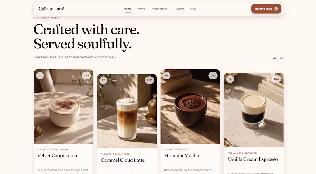 Cover image for ☕ Café au Latté —