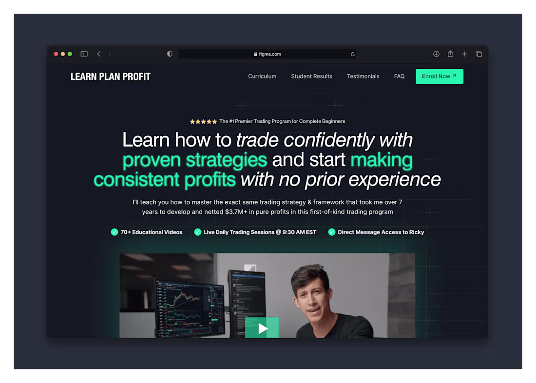 Cover image for High Conversion Landing Page - Design Only