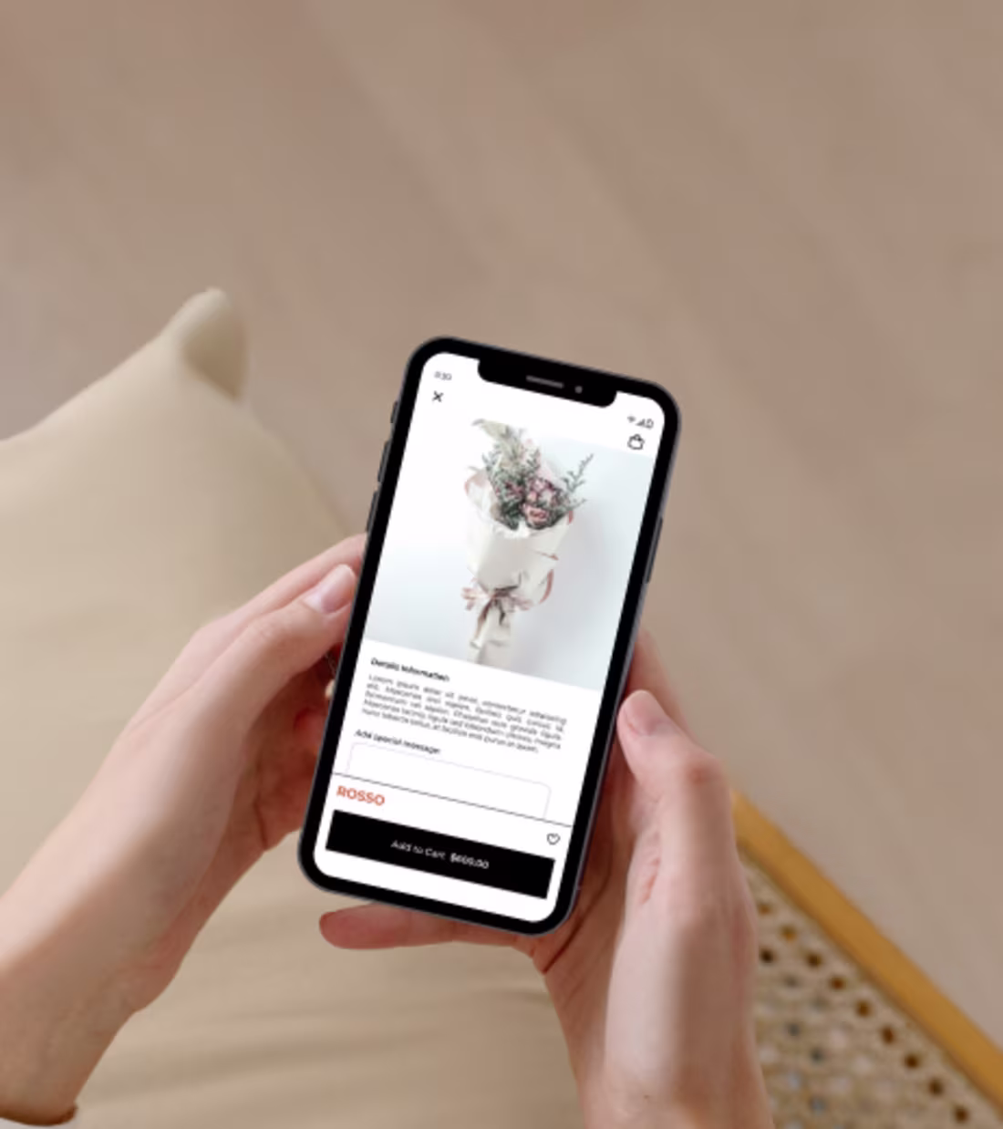Cover image for App design for a flower