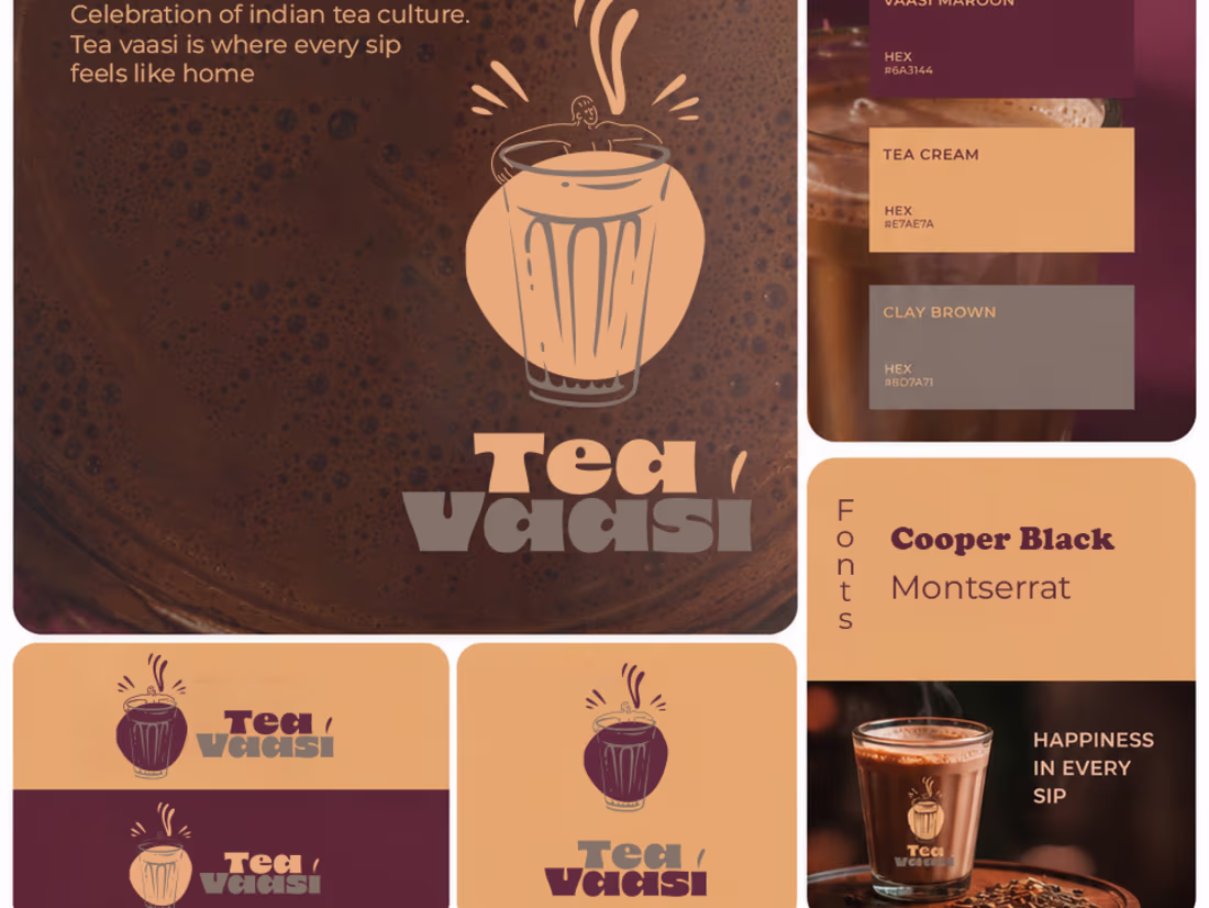 Cover image for Tea Vaasi-a fictional brand concept