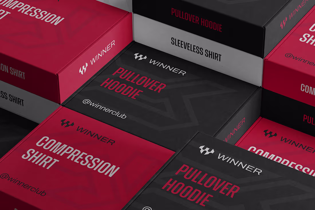 Cover image for Visual Identity Design for Winner Fitness Club
