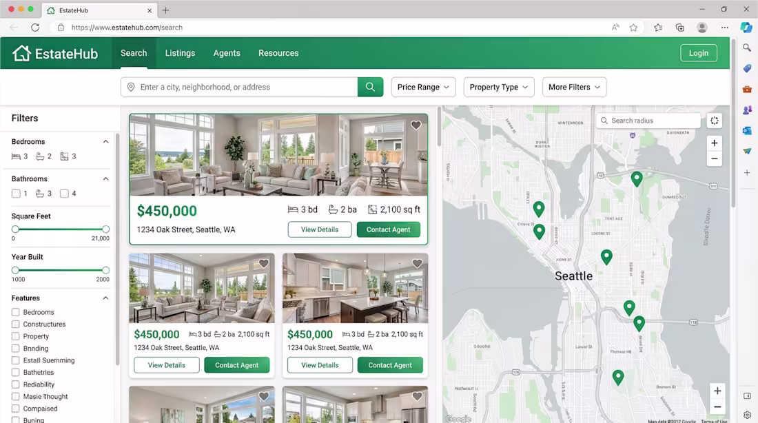 Cover image for Real Estate Listing Platform
