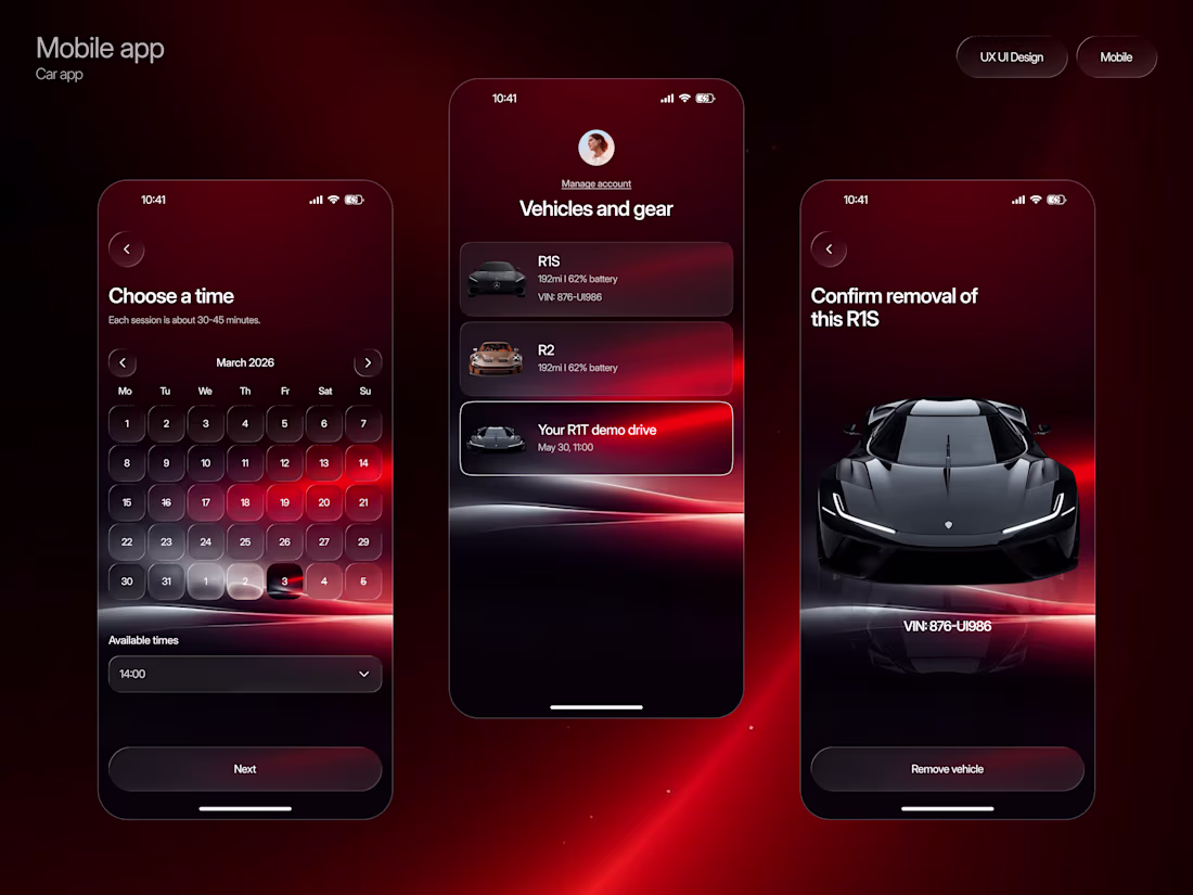 Cover image for Car Rental Mobile app Design