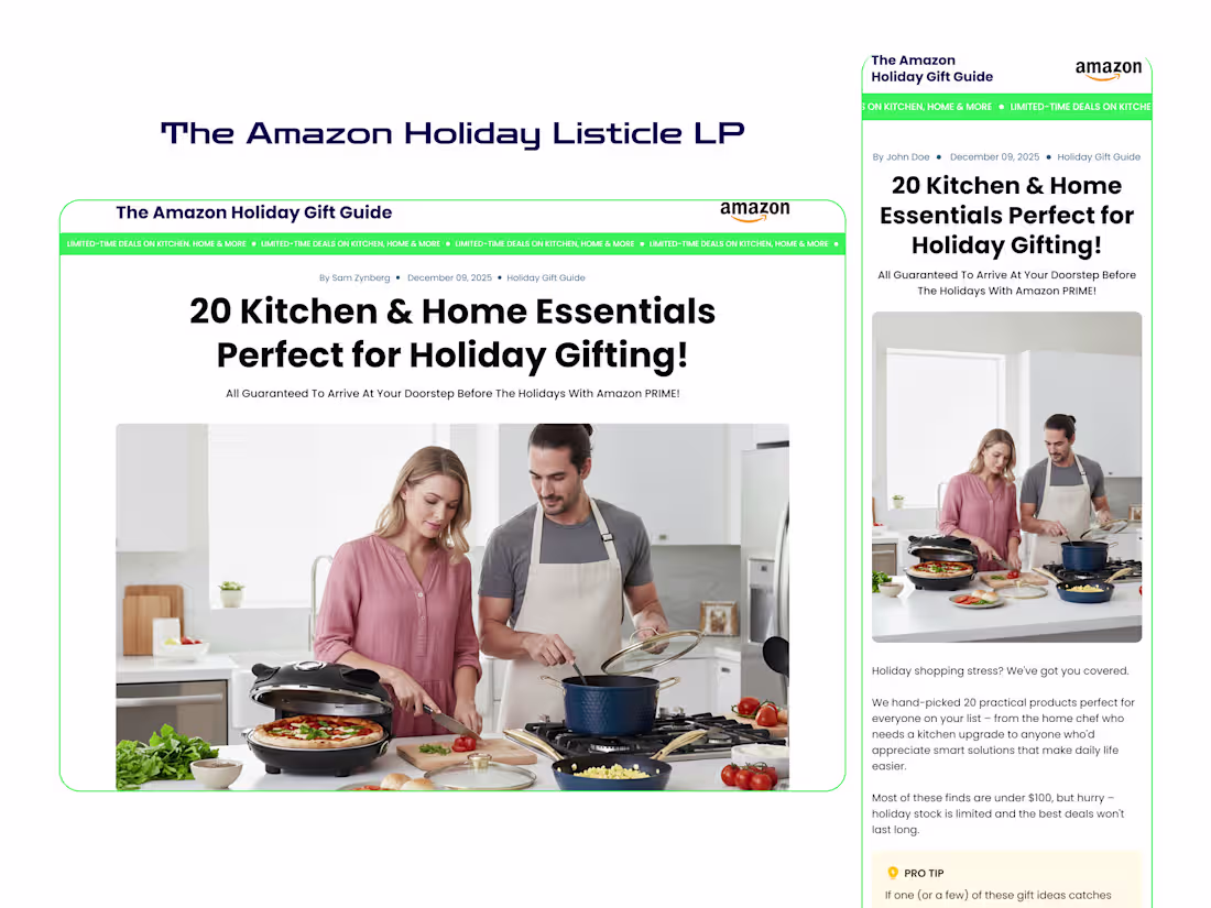Cover image for 20 Kitchen & Home Essentials Perfect for Holiday Gifting!