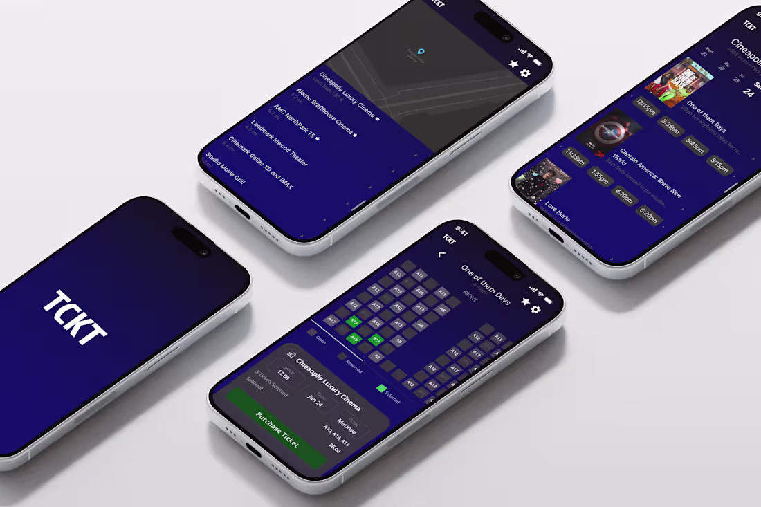 Cover image for TCKT - Mobile UX Design & Brranding