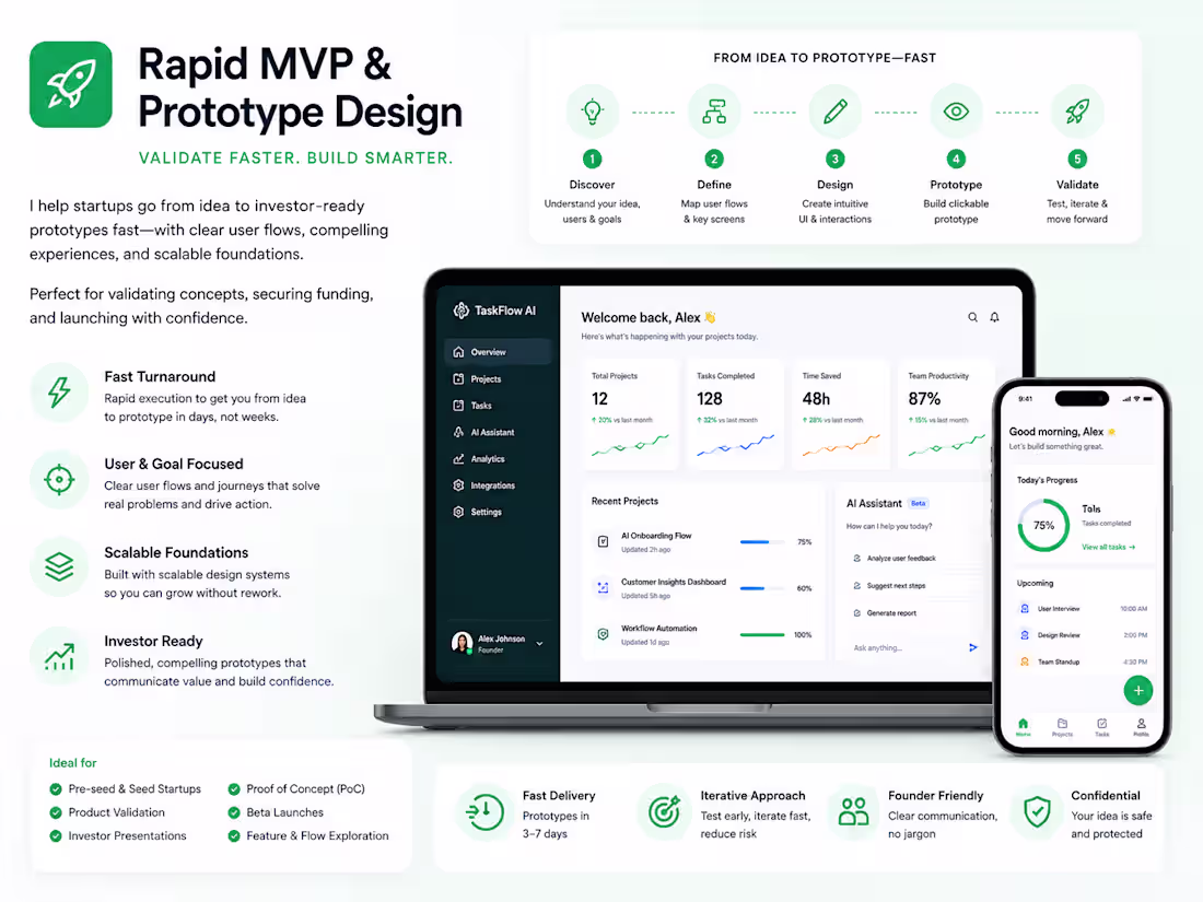 Cover image for Rapid MVP & Prototype Design