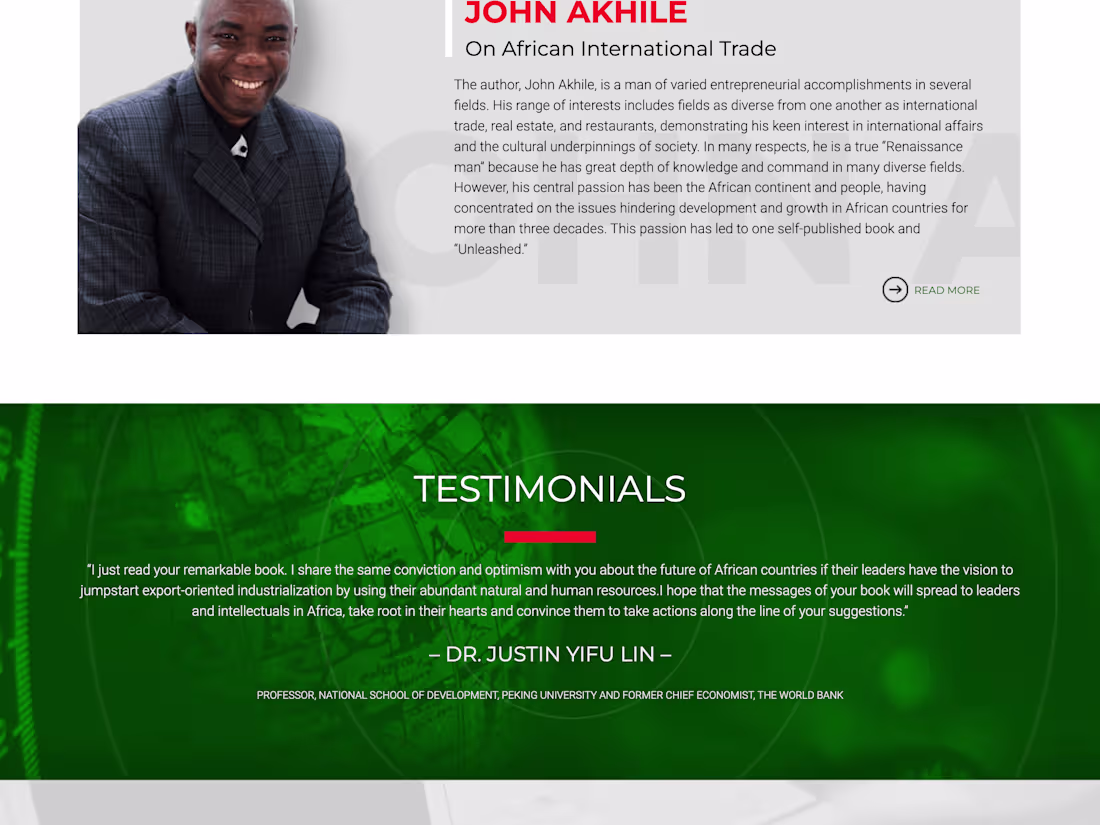 Cover image for WordPress Website - Unleashedafricantrade.com