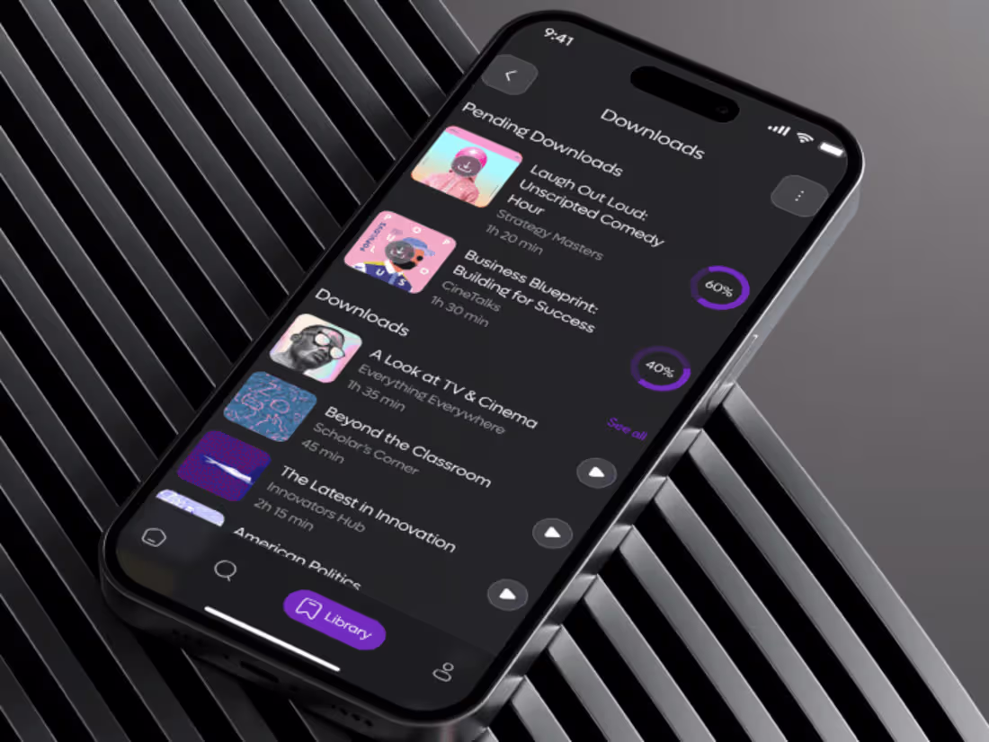 Cover image for Talkio - A Podcast Mobile App