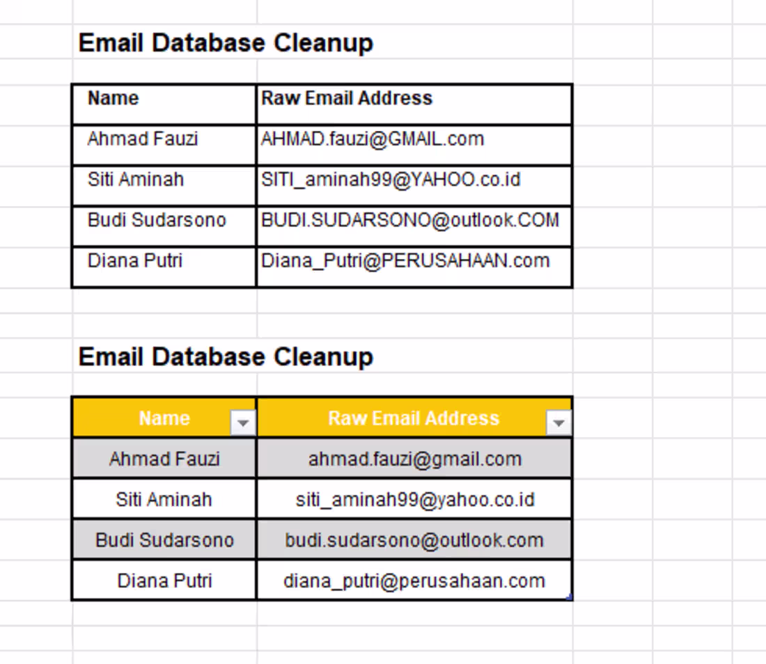 Cover image for Email Database Cleanup