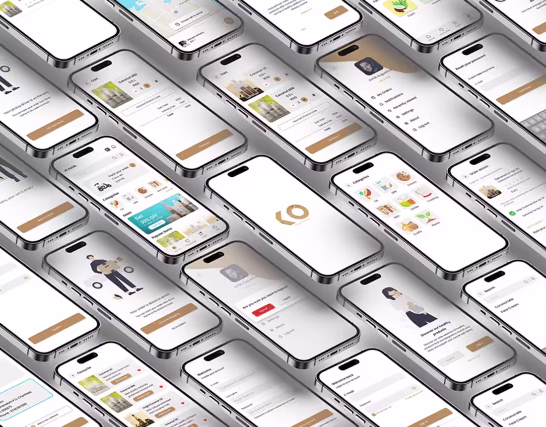 Cover image for KOKOSNOOT CASE STUDY | an ecommerce application :: Behance