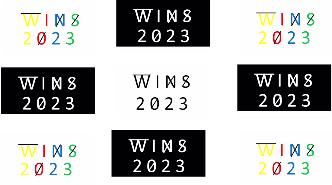 Cover image for Il s'agit d'un pachwork avec le logo Wins 2023 dans 3 versio...
