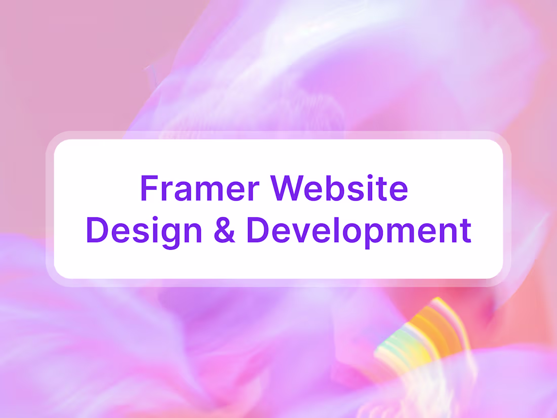Cover image for Framer Website Design & Development