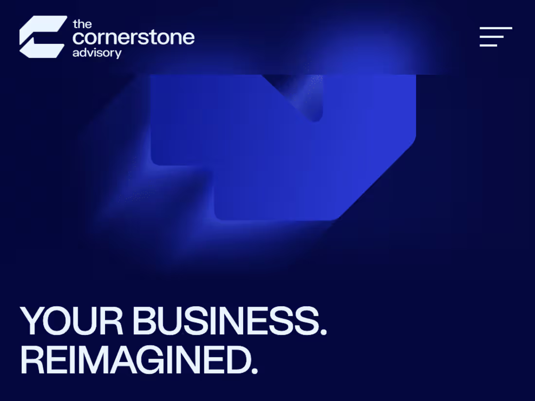 Cover image for Web copy: corporate website for The Cornerstone Advisory