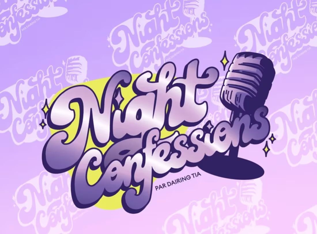 Cover image for Night Confessions Podcast — Logo Design