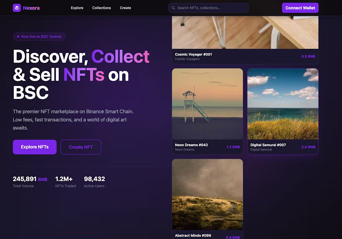Cover image for showcasing Non-Fungible Tokens (NFTs). The