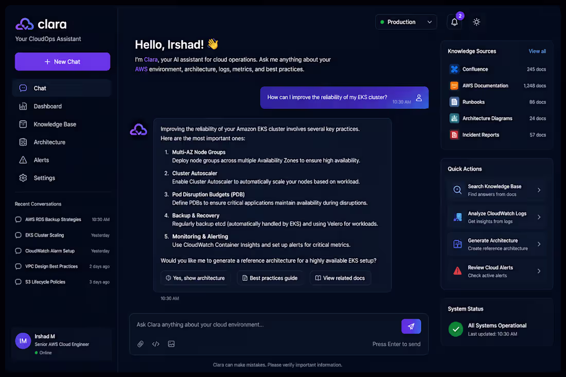 Cover image for Enterprise AI Knowledge Assistant
Built an