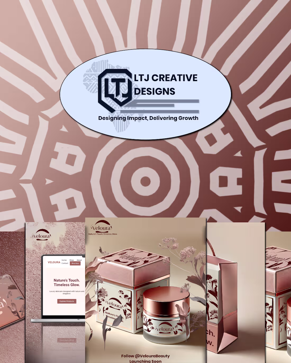 Cover image for Veloura Brand Identity Development