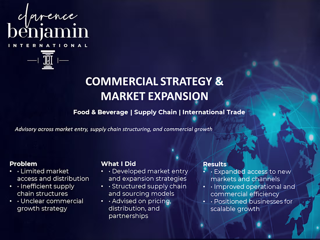 Cover image for Provided strategic advisory across food