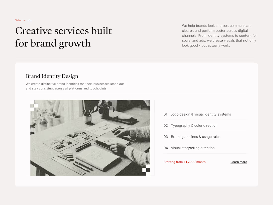Cover image for Service Card Design