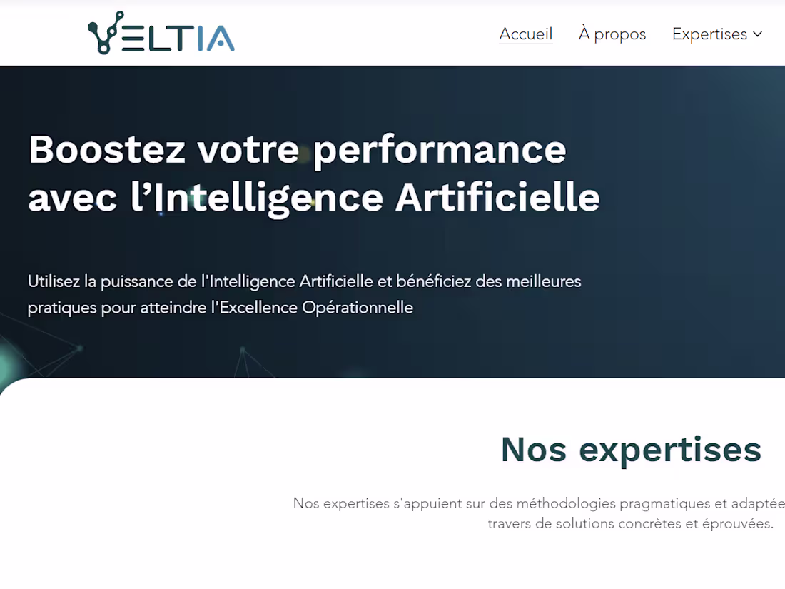 Cover image for AI & Operational Excellence Landing Page Design