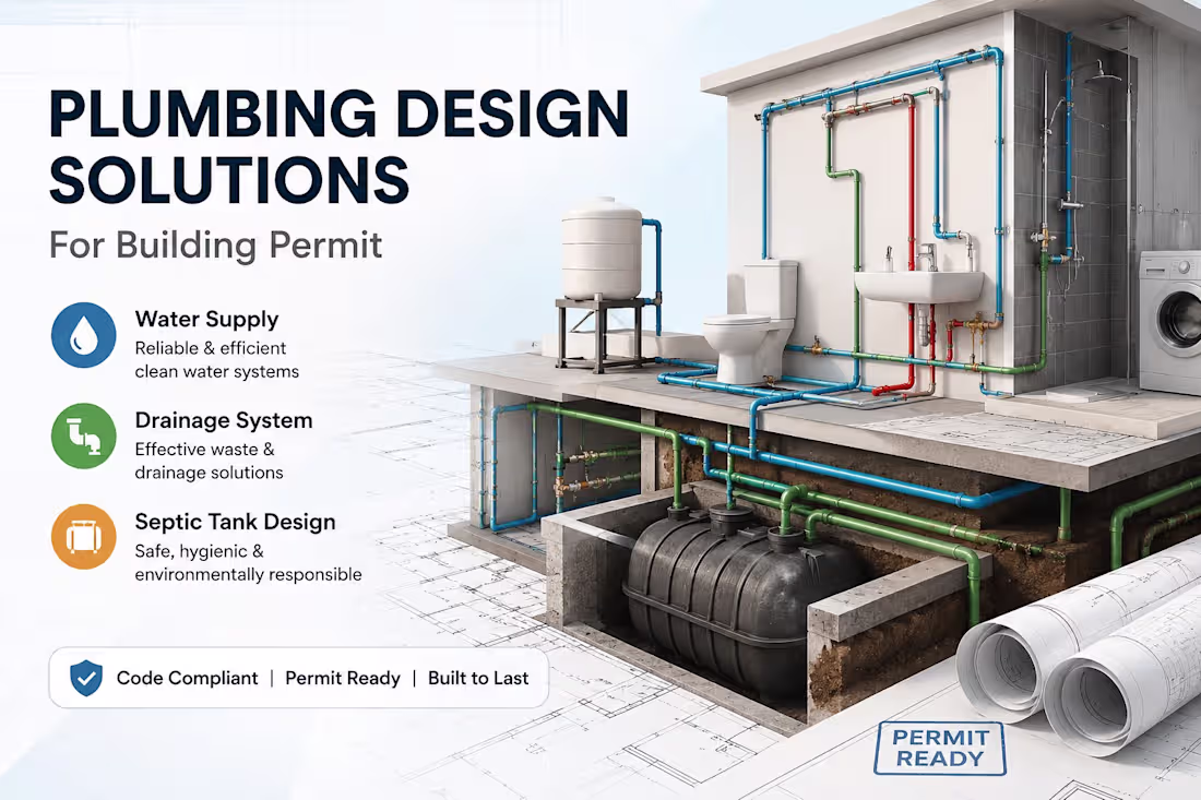 Cover image for I will design plumbing water