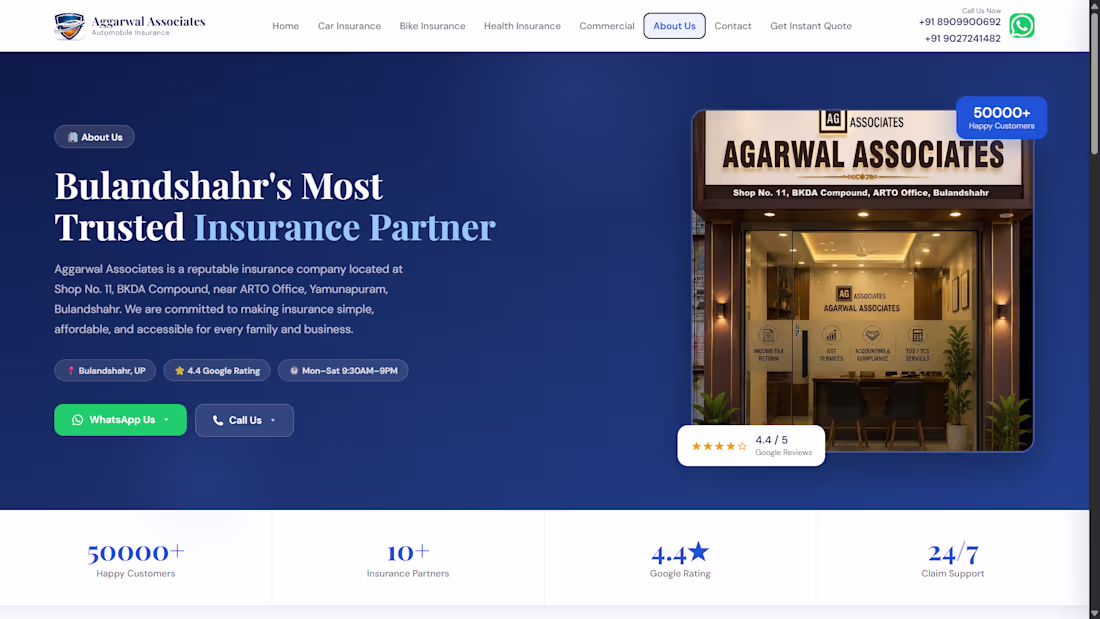 Cover image for A fully responsive, multi-page business