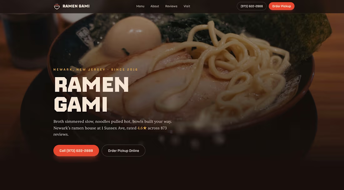 Cover image for Full custom website for a