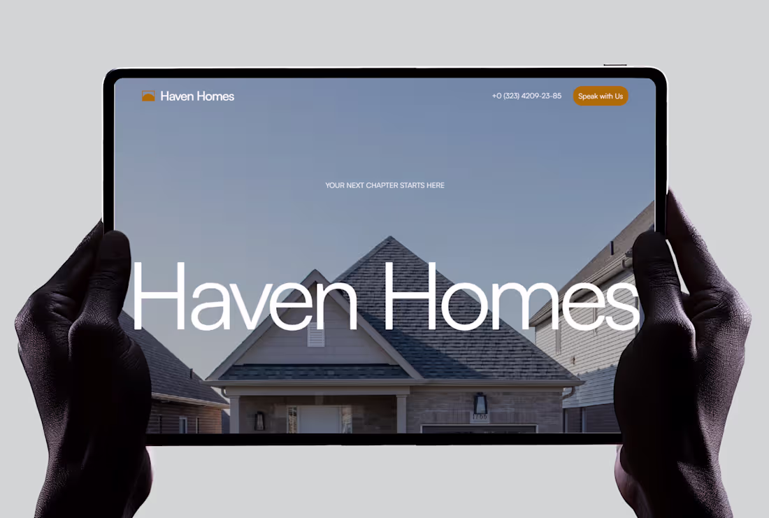 Cover image for Premium Real Estate Website for Haven Homes