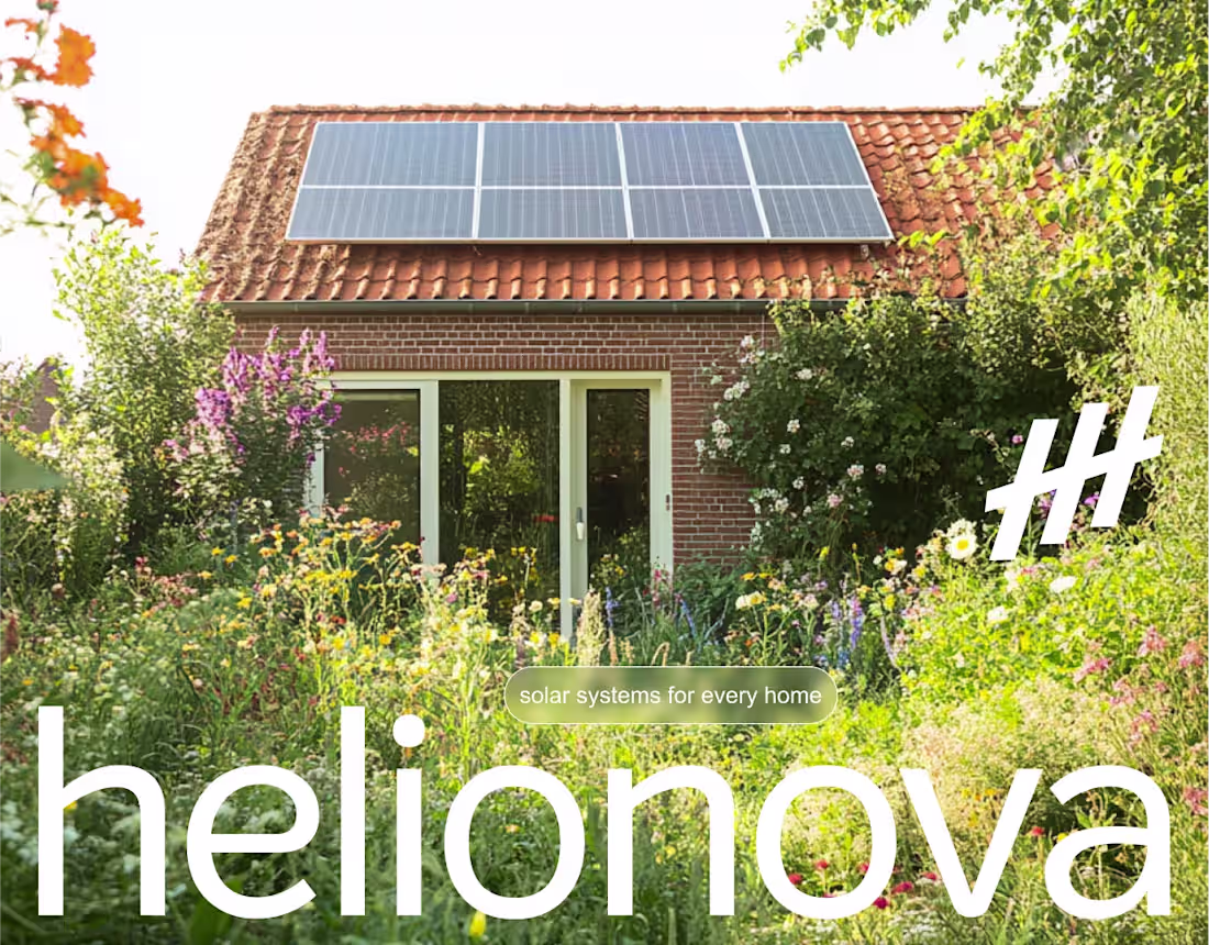 Cover image for Helionova Dutch Solar Energy Startup Brand Identity/Web