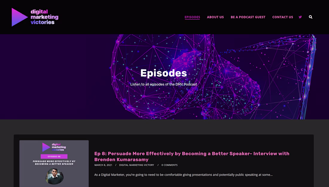 Cover image for Digital Marketing Victories Podcast