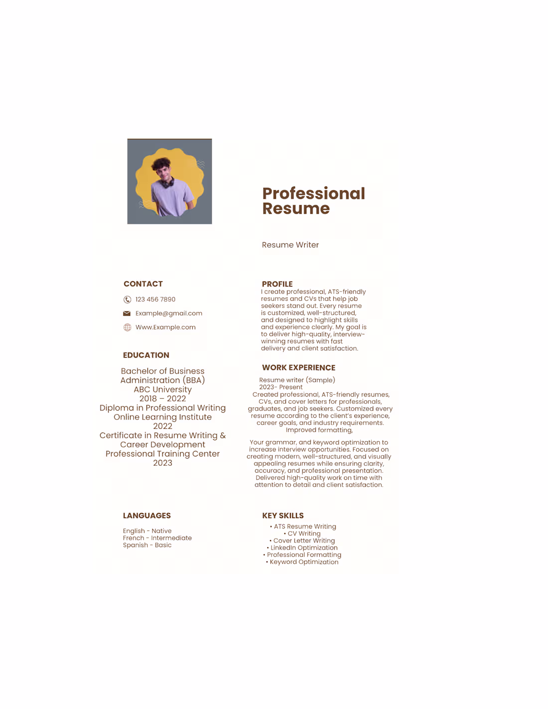 Cover image for write professional, ATS-friendly CVs and