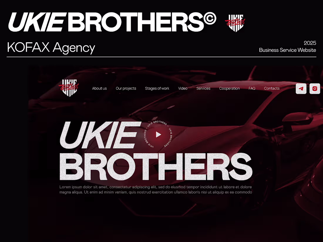 Cover image for UI/UX Website Design for an Automotive Services Website