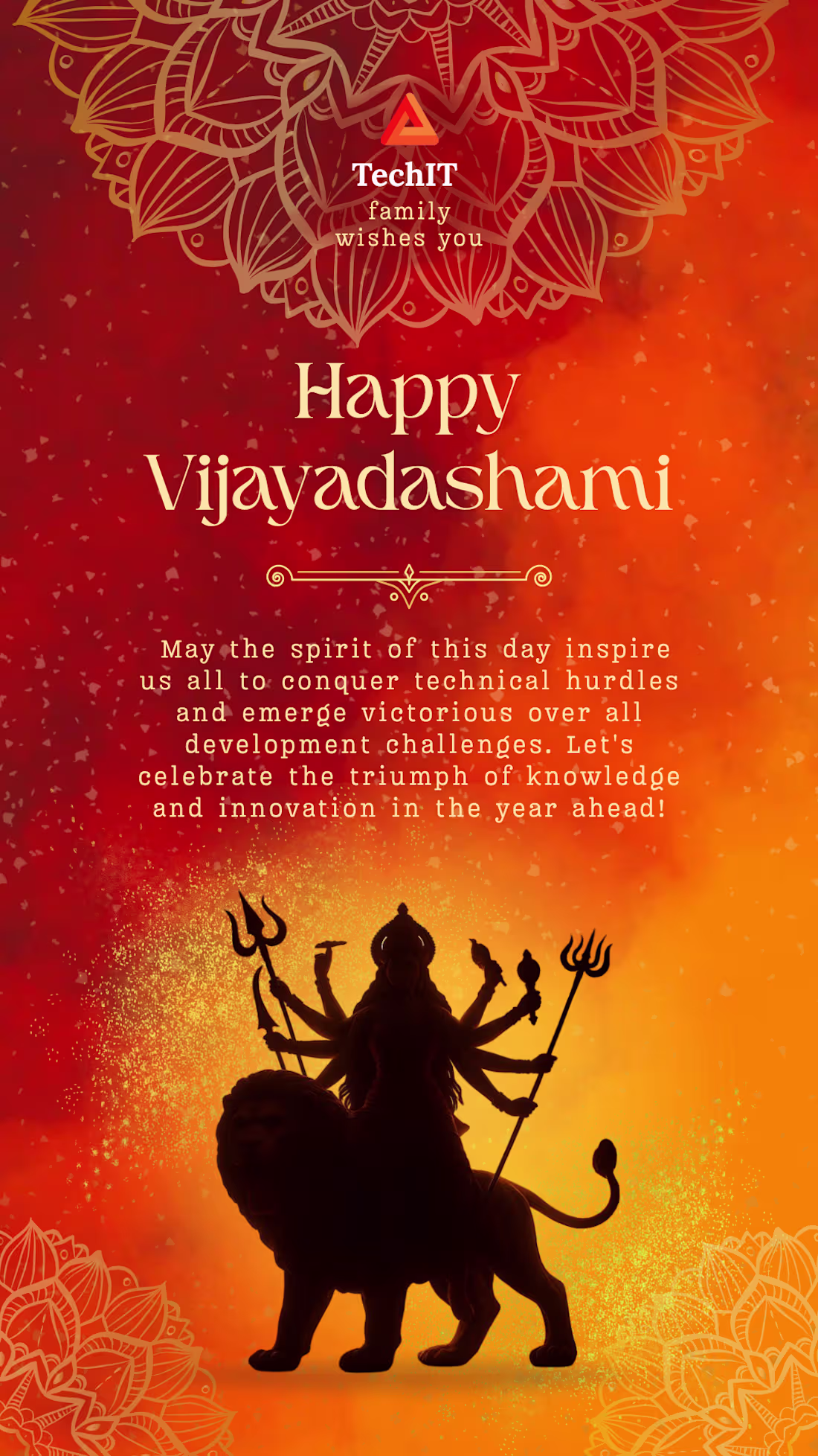 Cover image for Vijayadashami Post:
A festive social media