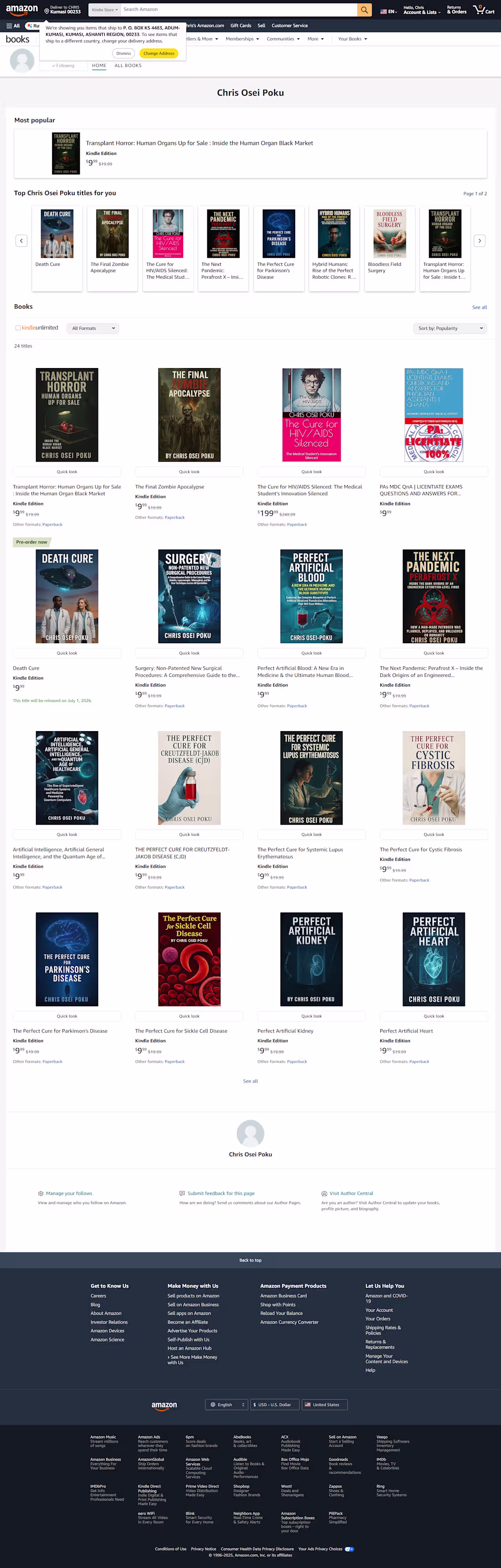 Cover image for Explore a collection of visionary books by Chris Osei Poku t...