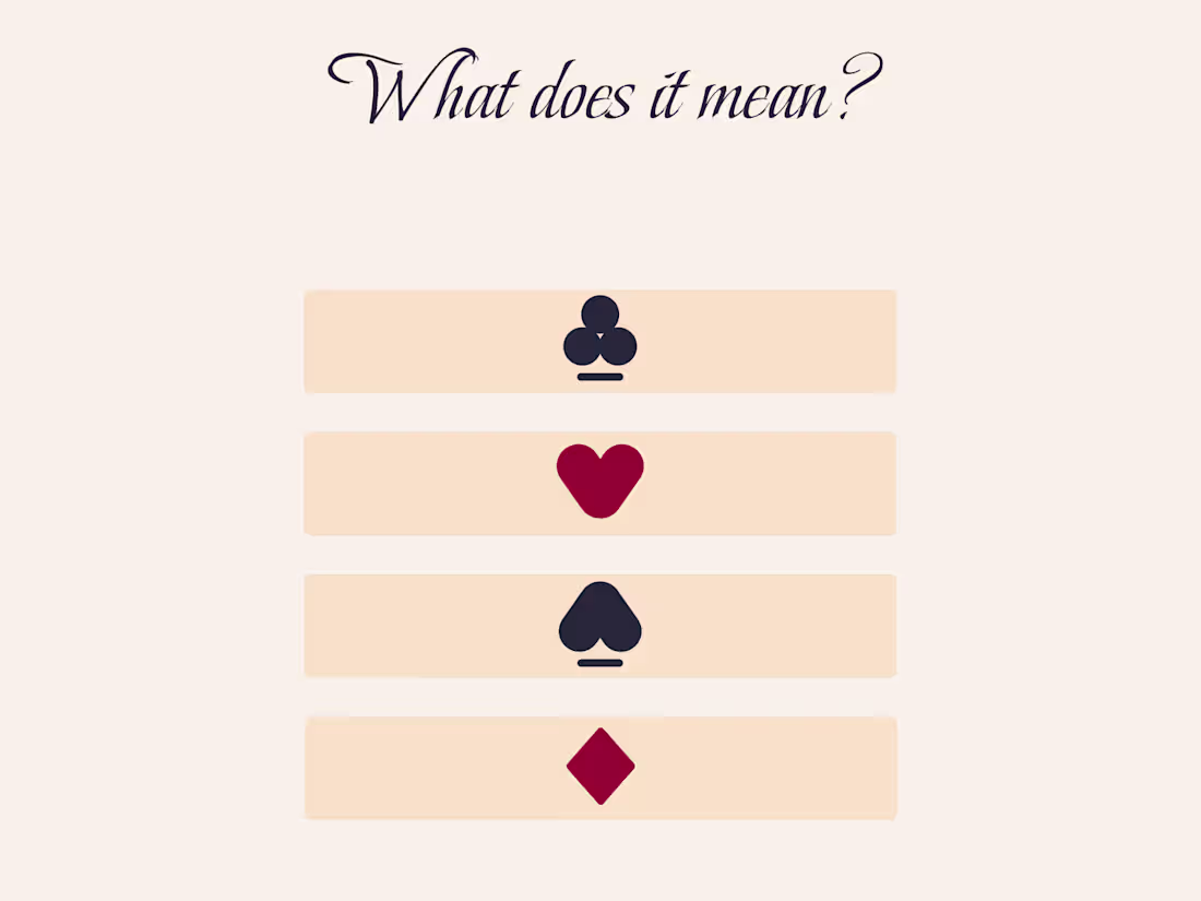 Cover image for Play cards' symbols