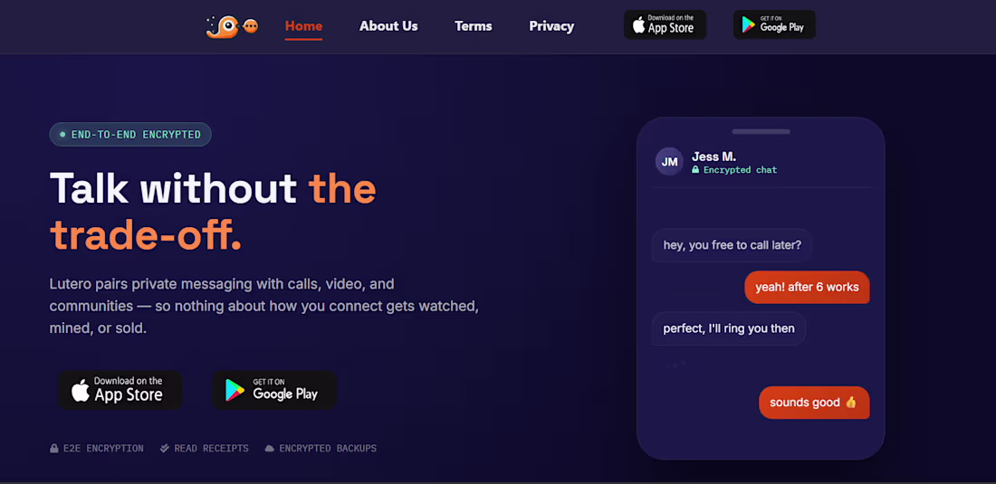 Cover image for A private and secure messaging