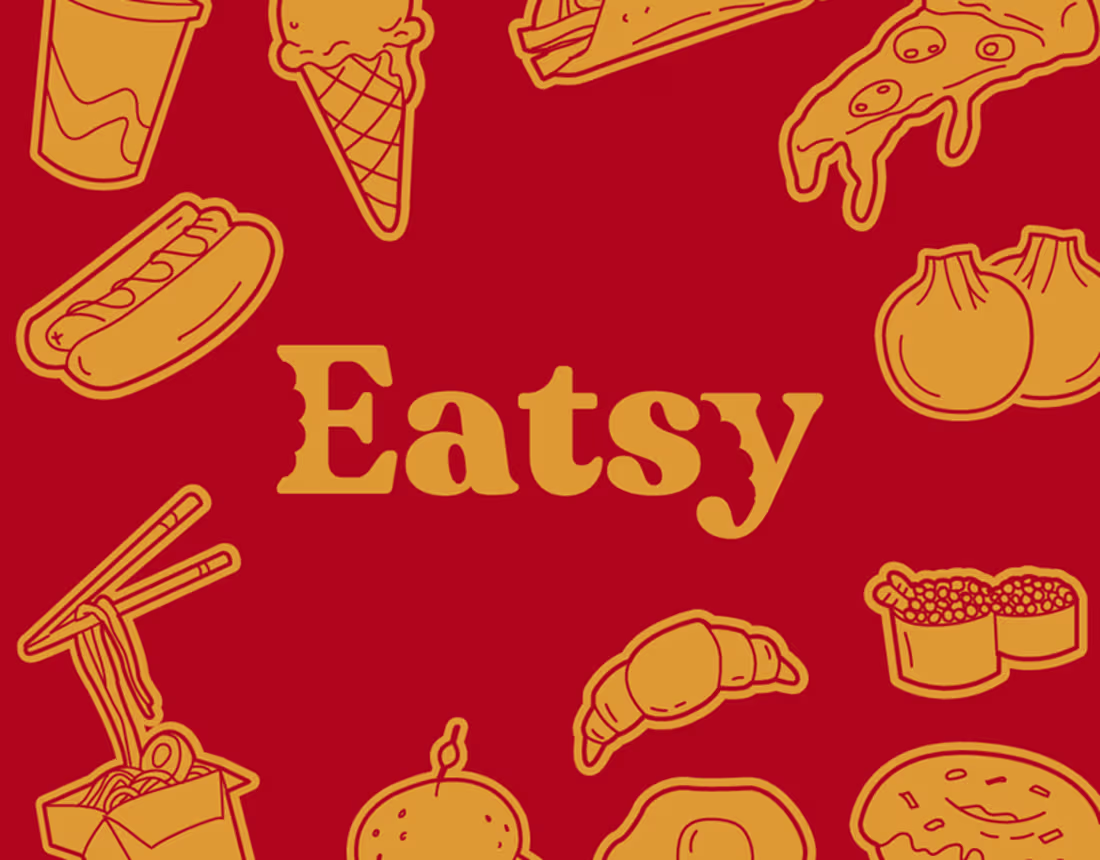 Cover image for UI and Visual Identity Design for Eatsy Food Delivery App